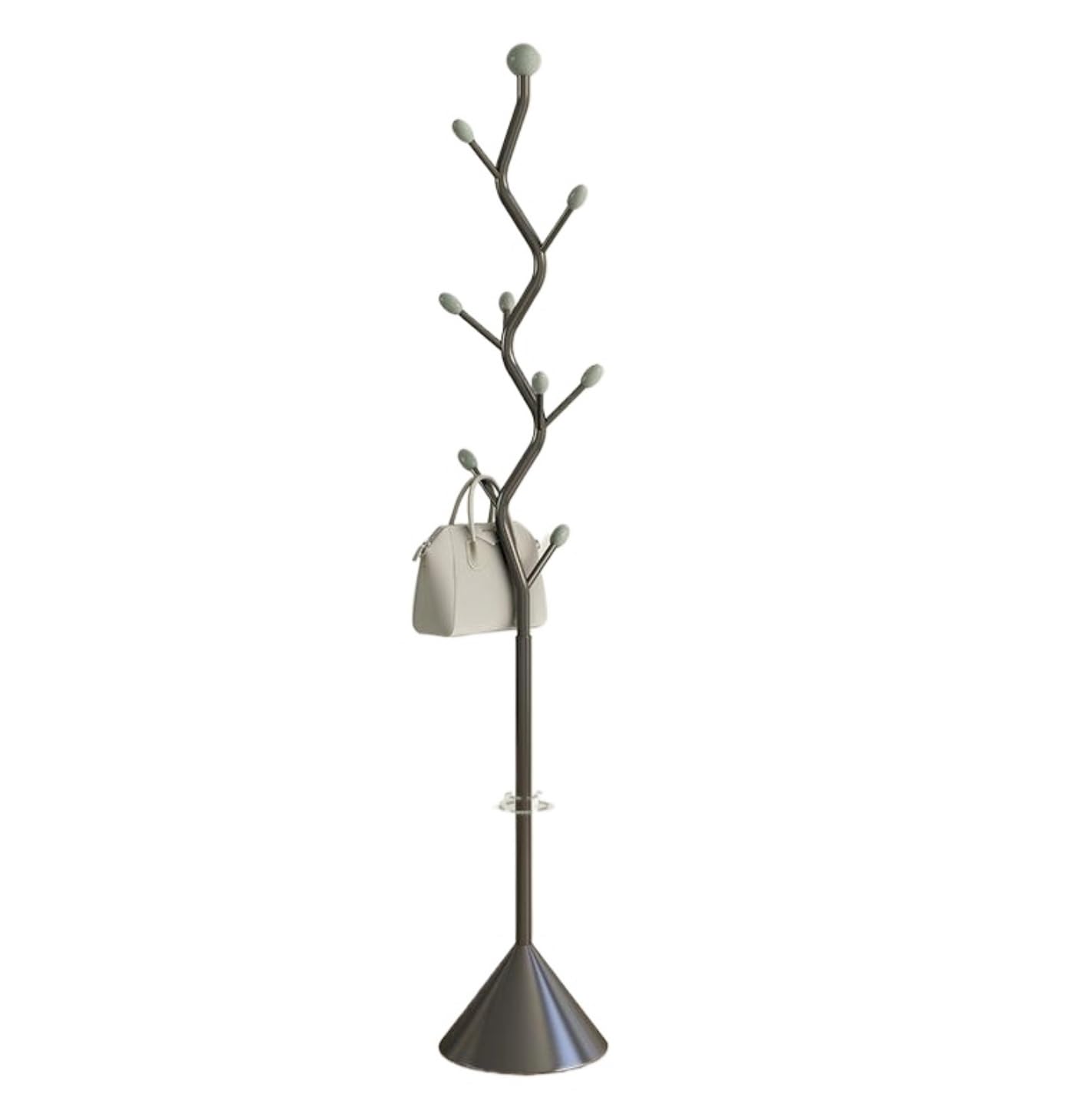 CVdrtyED Racks Free Standing Matal Coat Rack With Hooks Craetive Tree Entryway Stand For Home Bedroom Hallway Organiser