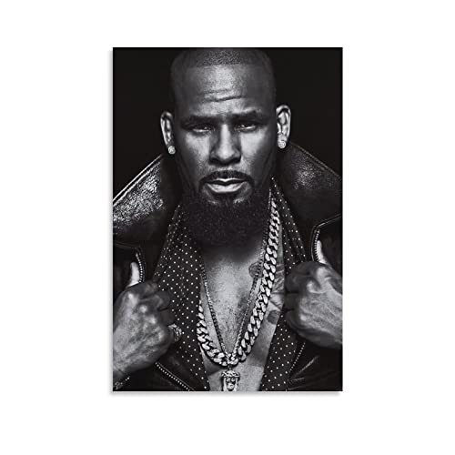 R. Kelly Poster mural vintage en forme d'étoile pour chambre à coucher, 40,6 x 61 cm