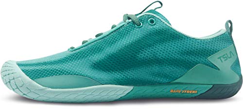 Tênis feminino TSLA Trail Running Minimalist Performance Barefoot (bk62) - Aqua, 39