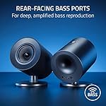 Razer Nommo V2 X - Full-Range 2.0 PC Gaming Speakers: THX Spatial Audio - Rear-Facing Bass Ports - Two 3” Full-Range Drivers - Max Sound Pressure Level 96dB - Wireless Control Pod (Renewed) - Image 5