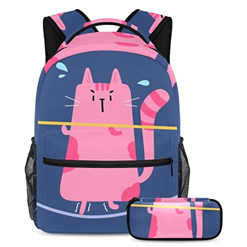 Sac à dos rose de voyage pour étudiante idéal pour les cours et week-ends