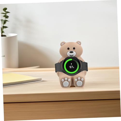 Soporte de silicona para smartwatch base de carga de mesa para dormitorio 6