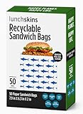 Lunchskins Recyclable & Sealable Paper Sandwich...