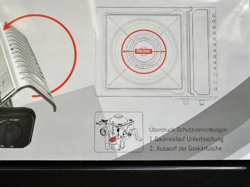 Foto von MaXimum Premium Edelstahl Gaskocher mit Tragekoffer + 28 MaXimum Gas Kartuschen