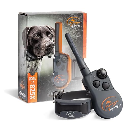 SportDOG SportHunter 825X - Remote Training Collar - Half-Mile Range Trainer - Waterproof Dog E-Collar - Quick-Charge Battery - Static, Vibration, & Tone Modes
