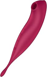 Satisfyer Twirling Pro Connect App vibrador de ondas de presión | succionador de clítoris femenino | silicona respetuosa con el cuerpo | control por Bluetooth y app | silencioso y potente