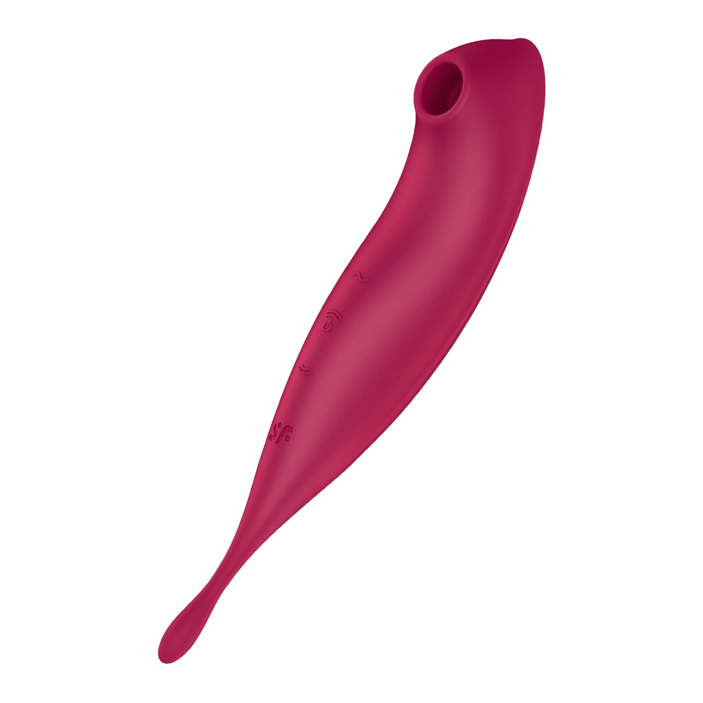 Satisfyer Twirling Pro Connect App | Air-Pulse & Lay-On Vibrator | Dual Motor | Waterproof (IPX7) & Rechargeable | Adult Sex Toy for Women | Clitoris Massager | Color: Red