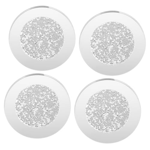 Dessous de verre en verre rond napperons modernes isolant thermique maison