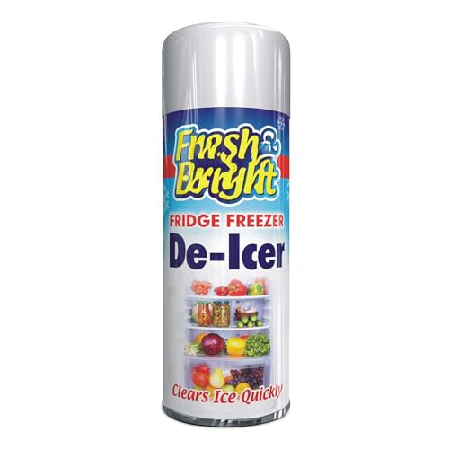 Fridge and Freezer De-Icer Spray 200ml Pack of 2 - Anti-Bacterial & Quick-Action Frost Remover - Cleans, Freshens, and Eliminates Odors - Maintains a Hygienic Appliance Interior