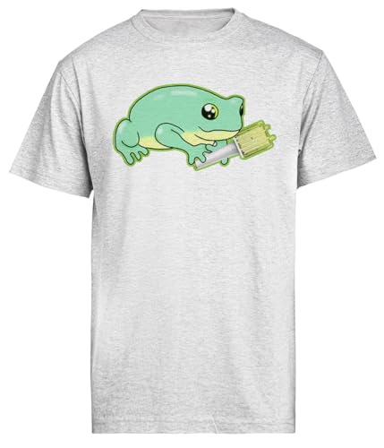 Photo de Grenouille Nct T-Shirt À Manches Courtes pour Hommes Gris
