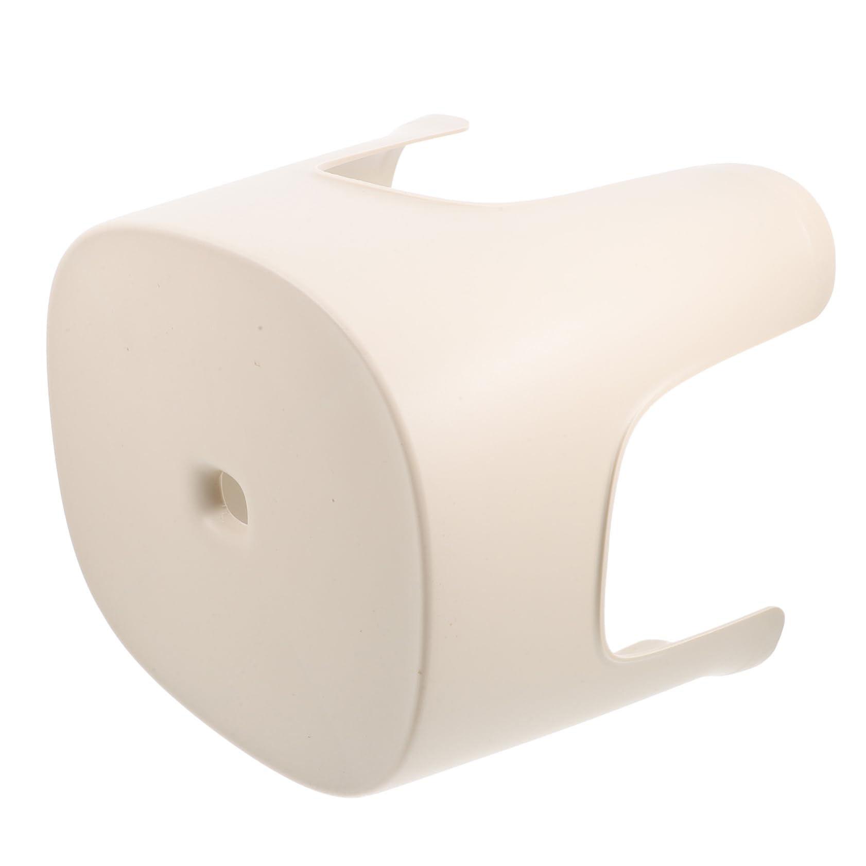 Beige Fußhocker Kunststoff, Rutschfester Tritthocker für Badezimmer