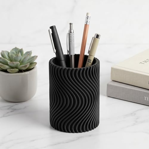 Pen stand for table, aesthetic pen stand for office table stylish...