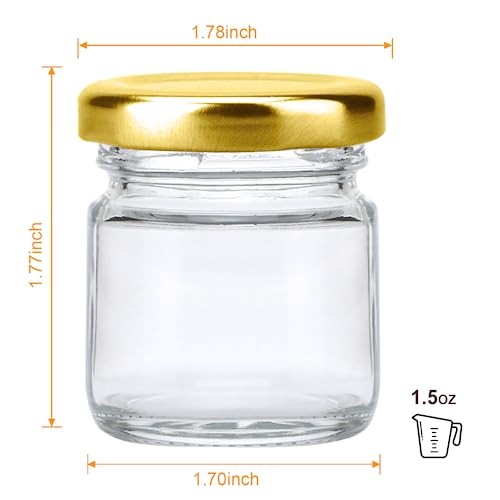 Image of Spice Jars with Airtight Bamboo Lid - 270ml Square Glass Jars for Kitchen Storage | Set of 12 Seasoning Containers for Salt, Sugar, Spices, Coffee Beans & More (mini jar 12)