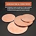 LWBXTTG Pure Copper Round Plate Copper Sheet Copper Round Plate, Thickness 3 mm Diameter 90-140 mm Metal Circle Sheet Suitable for Craftsmanship and Industrial Purposes(3x140mm)