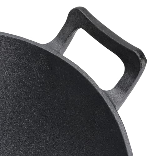 Wok versátil de hierro fundido, 32 cm, con orejas dobles miniatura 3