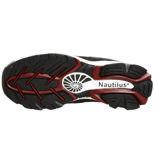 Nautilus mens Alloy Toe, Black/Silver/Red, 10.5 W