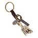 Produktbild Emorias 1PC Keychain Taschenanhänger Vintage Soldat Spielzeug Anhänger Leder Schlüsselbund Auto Keys Deko Anhänger Schlüsselanhänger