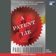 A Patent Lie Audiobook By Paul Goldstein cover art