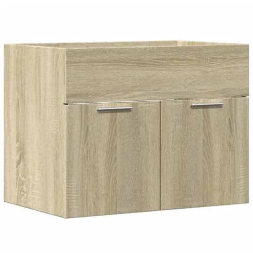 Armario de lavabo para baños pequeños: mueble compacto de 60 cm en madera de ingeniería 3