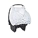 Bebe au Lait Premium Muslin Car Seat Cover, Easy Snap Straps, Fully Zippered Opening - Luna
