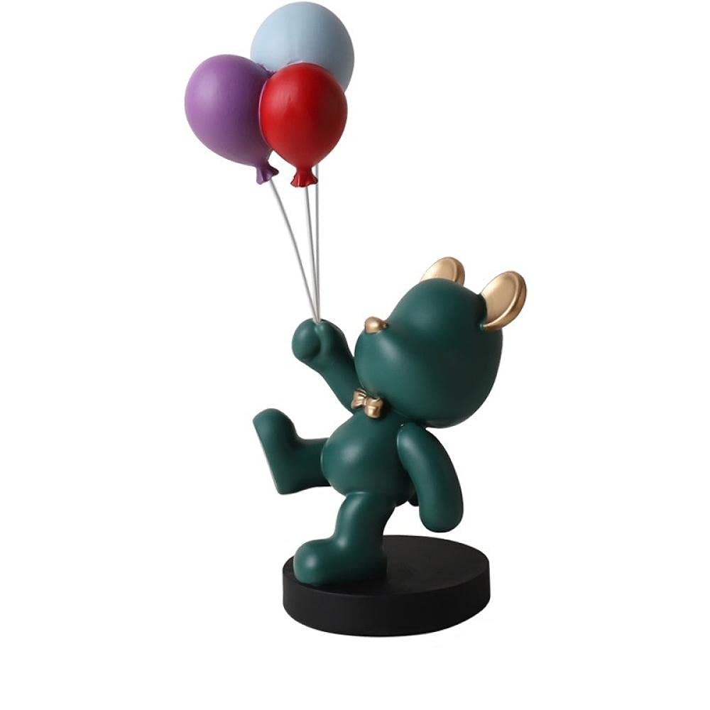 Art sculptures statues d'animaux ours mignon à offrir pour une crémaillère ou un anniversaire