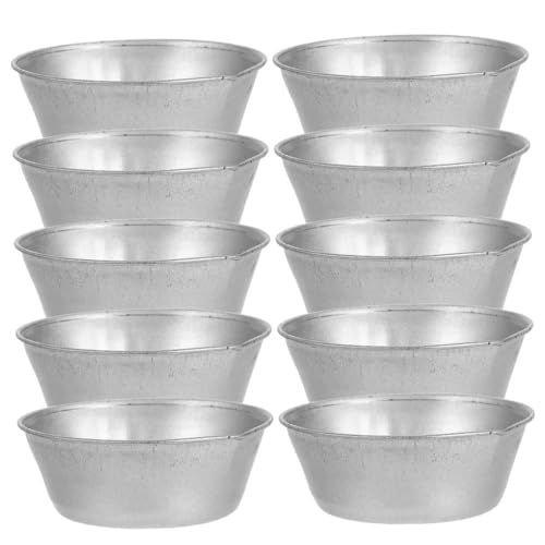 ULDIGI Professional Model Painting Accessory: 10pcs Round Palette Spout Watercolor Oil Paint Mixing Trays