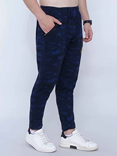 Image of Neo Garments Men's Cotton Solid Regular Fit Trackpants /Jogger /Trouser with Side Pockets