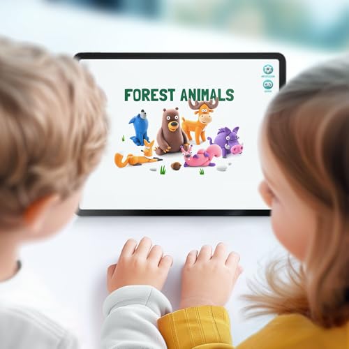Image of HEY CLAY Forest Animals - Claymate Wolf - Air Dry Clay Kit 3 cans and Sculpting Tools with Fun Interactive Instructions App