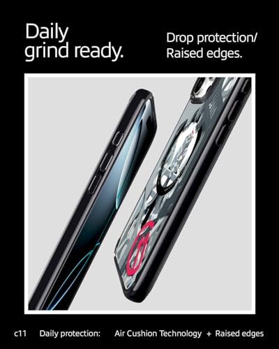 Image of Spigen Ultra Hybrid T MagFit Back Cover Case for iPhone 16 Pro, c11 Collection, MagSafe Compatible, Camera Control Covered, 3D Effect with Hexa-Layer Print - PC+TPU | Navigator