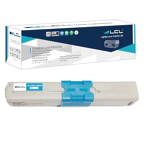 LCL Compatible Cartucho de tóner 44469706 for Oki C310dn C330dn C510dn C511dn C530dn C531dn MC361 MC361dn MC362dn MC561 MC561dn MC562dn (Cain) Reemplazo para Oki C310dn C330dn C331 C510dn C511 C511dn