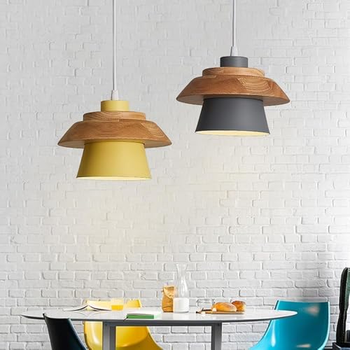 Pendentil lampe à suspension en métal pour optimiser l'éclairage de plan de travail - 6