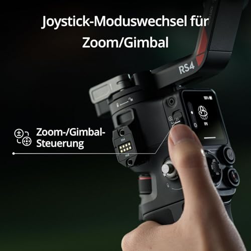 DJI RS 4, Gimbal Stabilisator für Kameras, Canon/Sony/Nikon/Fujifilm – Ansicht 5