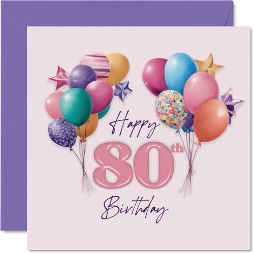 Carte jalon 80e anniversaire, célébrez avec style