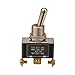 NSI 78200TS Toggle Switch, Maintained Contact and Single Pole, On On Circuit Function, SPDT, Brass/Nickel Actuator, 20/10 amps at 125/250 VAC, Screw Connection