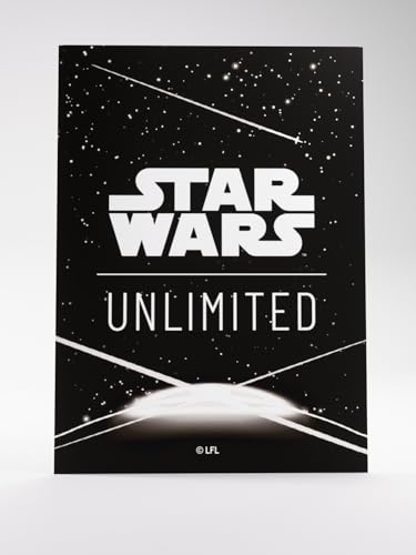 Gamegenic, Star Wars: Unlimited Premium Art Sleeves – Card Back White, Sleeve Color Code: Gray