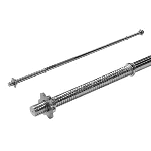 Hardcastle 4ft Solid Steel 1″ Barbell Weight Bar