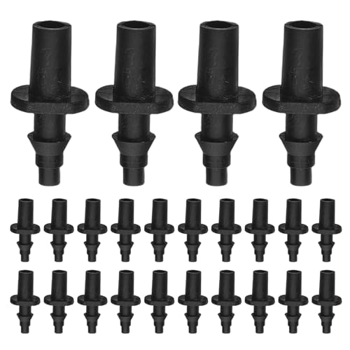 KALLORY 200個 点滴灌漑パイププラグ 灌漑パイプ閉鎖穴キャップ ガーデン散水ホースターミナルシーリングフィッティング 家庭用ガーデン用品