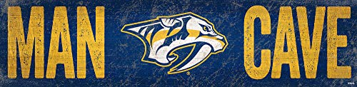 NHL Nashville Predators Unisex Nashville Predators Man Cave Sign, Team, One Size