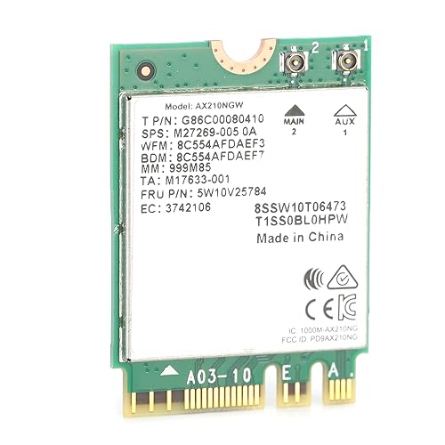 Carte WiFi M.2 AX210NGW pour résoudre les déconnexions et les coupures Bluetooth
