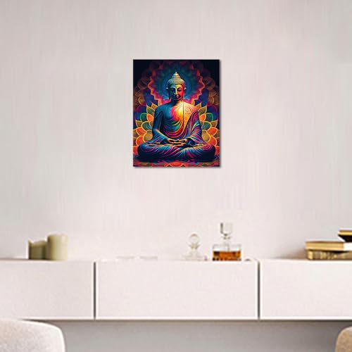 Adult Buddha Zen Lotus Art Paint by Numbers 16x20 in