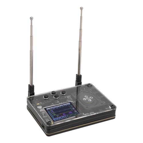 ACCESSORI COMPLETI: Altoparlanti autonomi e antenne plug-in, con funzione di calibrazione 'antenna. Oltre a connetterti a dispositivi audio come le cuffie, puoi anche riprodurre l'audio attraverso gli altoparlanti indipendenti. Quando il dispositivo audio è collegato, gli altoparlanti esterni si spegneranno automaticamente. L'antenna può essere scollegata, estesa e retratta, il che la rende più comoda da riporre.
