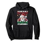 Santa Is Watching Christmas Family Matching Tees