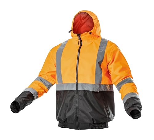HÖGERT TECHNIK Warnschutzjacke Herren wasserdicht – Regenjacke Arbeitsjacke mit Kapuze – Sicherheitsjacke Reflektierend für Bau, Industrie, Outdoor – EN ISO 20471 Klasse 2 zertifiziert 3XL HÖGERT TECHNIK Warnschutzjacke Herren wasserdicht – Regenjacke Arbeitsjacke mit Kapuze – Sicherheitsjacke Reflektierend für Bau, Industrie, Outdoor – EN ISO 20471 Klasse 2 zertifiziert 3XL
