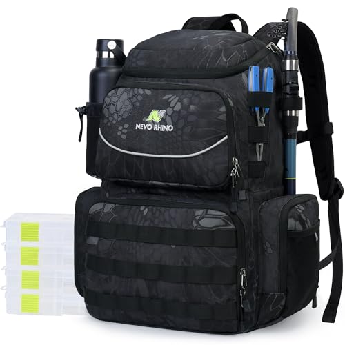 N NEVO RHINO Fishing Tackle Backpack with Rod Holders