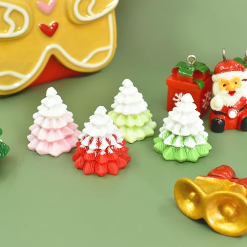 Image of Ulalaza 50 pcs Slime Charms Mixed Set Resin Flatback Making Supplies for DIY Craft Making and Ornament Scrapbooking Beads Assorted Candy Fruit Cake Ornament