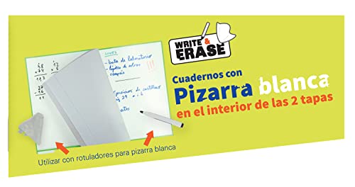 Miniatura 4 de Oxford, Cuadernos A4 (Folio) Cuadrícula 4x4, Tapa Extradura, 80 Hojas, Pack 5 Libretas, Colores Pastel