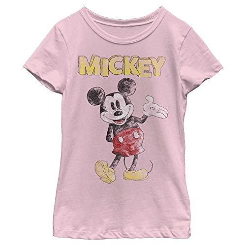 T-Shirt Disney Mickey Sketchy Fille avec imprimé artistique haute définition