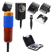 zalati Tufting Trimmer Mat Clippers Kit, 2 Stück Limit Comb 6 Gears Einstellbare Geschwindigkeit/Geräuscharm/Holzgriff für die Tufting-Teppichherstellung – 200 W