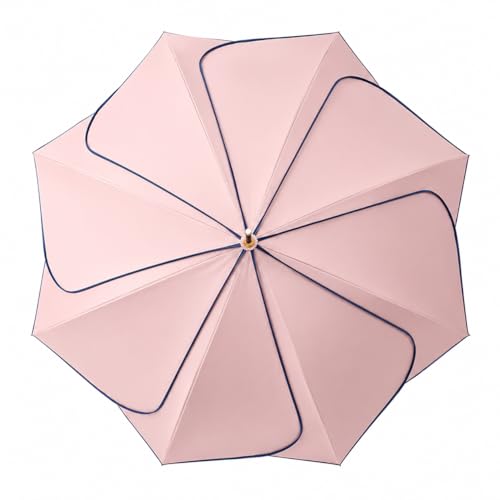 Image of The Purple Tree Colorful Floral Print UV Protection Umbrella for Women & Men | Auto Open & Close Folding Umbrella | Windproof, Lightweight, Travel Umbrella with Sun UPF 50+ Protection