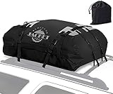 SHIELD JACKET Waterproof Roof Top Cargo Luggage Travel Bag (15 Cubic Feet) - Roof Top Cargo Carrier for Cars, Vans and SUVs - Great for Travel or Off-Roading - Double Vinyl Construction, Easy to Use